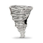 Sterling Silver Reflections Tornado Bead