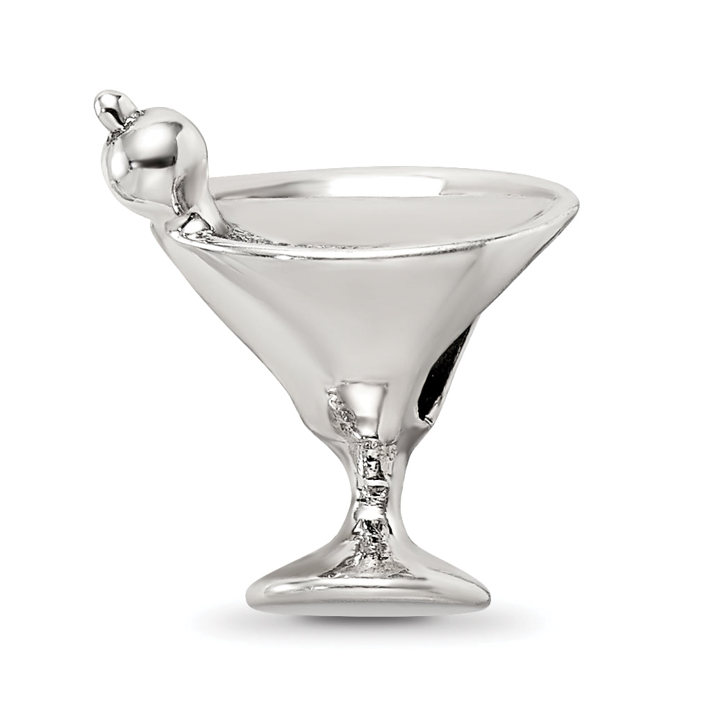 Sterling Silver Reflections Martini Bead Main image