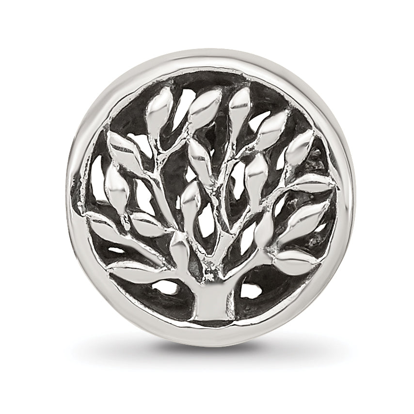 Sophia Jewelers Sterling Silver 925 Tree Themed Bead Casted Solid Design