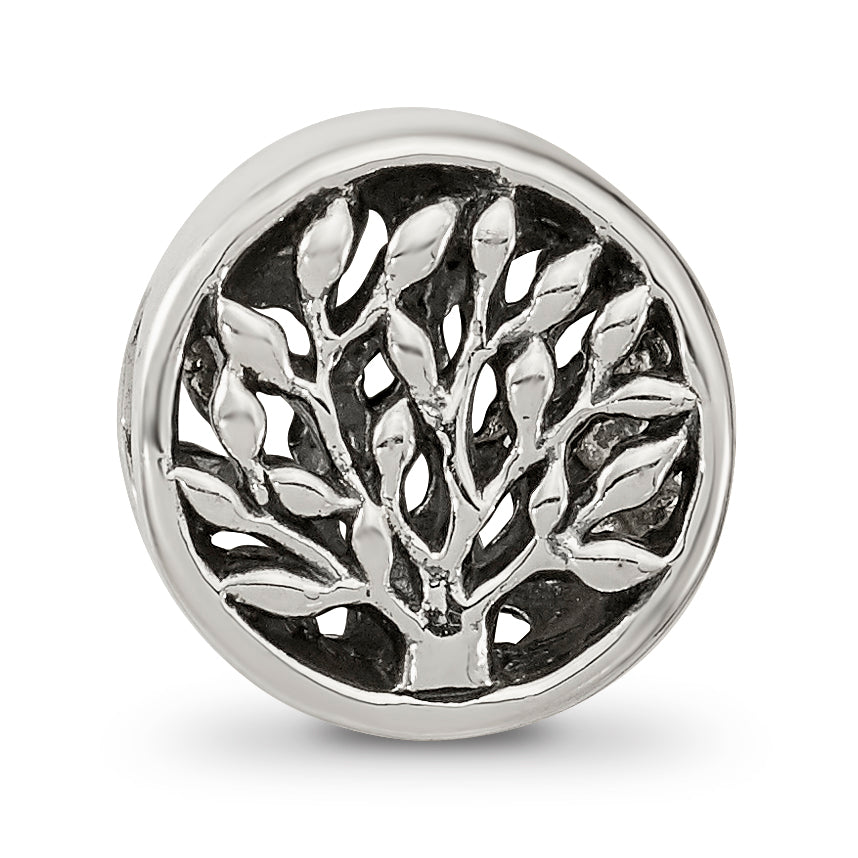 Sophia Jewelers Sterling Silver 925 Tree Themed Bead Casted Solid Design