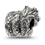 Sterling Silver 925 Dragon Bead with Solid Casted Design