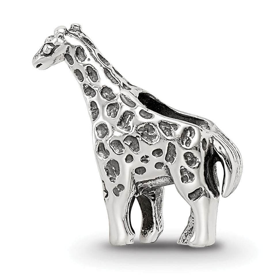 Sterling Silver Reflections Giraffe Bead Main image