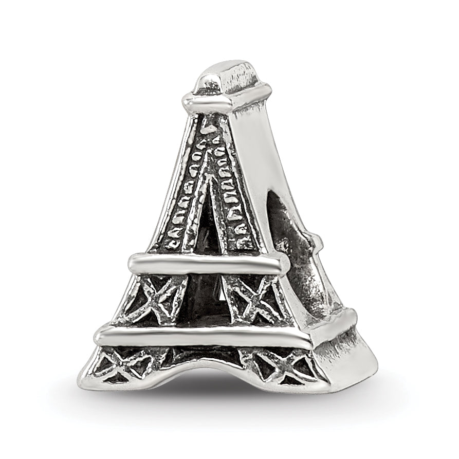 Sterling Silver Reflections Eiffel Tower Bead Main image