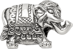 Sterling Silver 925 Elephant Bead with Solid Casted Design