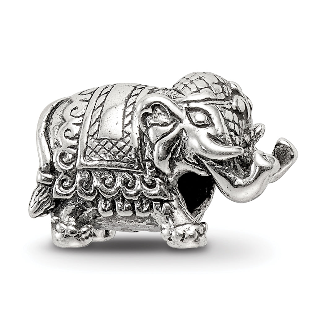 Sterling Silver Reflections Elephant Bead Main image