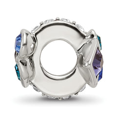 Sterling Silver Reflections Crystals Bead