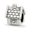 Sterling Silver Reflections House Bead