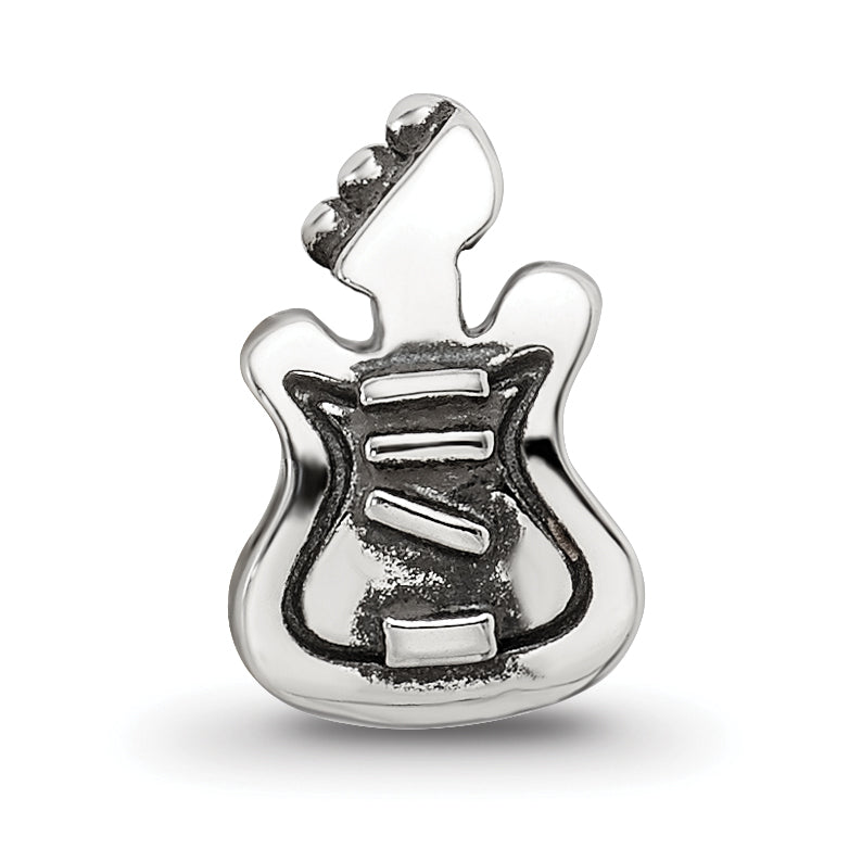 Sterling Silver Reflections Guitar Bead