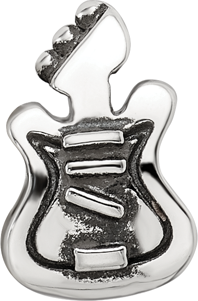 Sterling Silver Reflections Guitar Bead