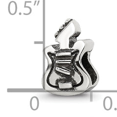 Sterling Silver Reflections Guitar Bead