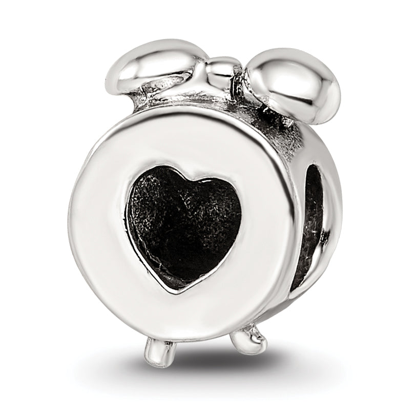 Sterling Silver Reflections Alarm Clock Bead