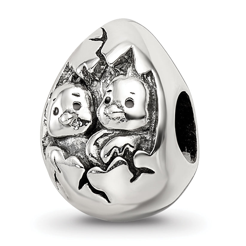 Sterling Silver Reflections Easter Chicks Bead