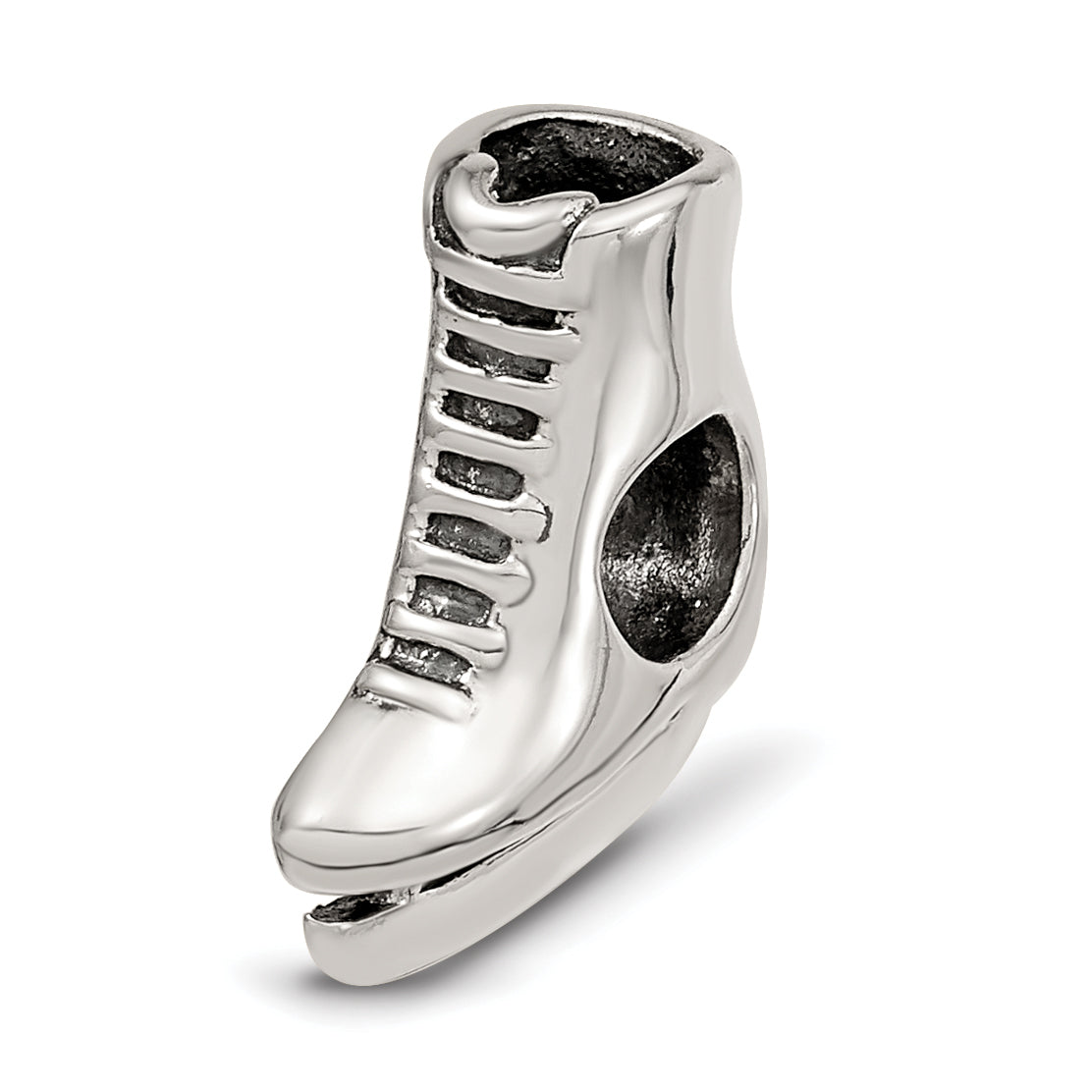 Sterling Silver Reflections Ice Skate Bead Main image
