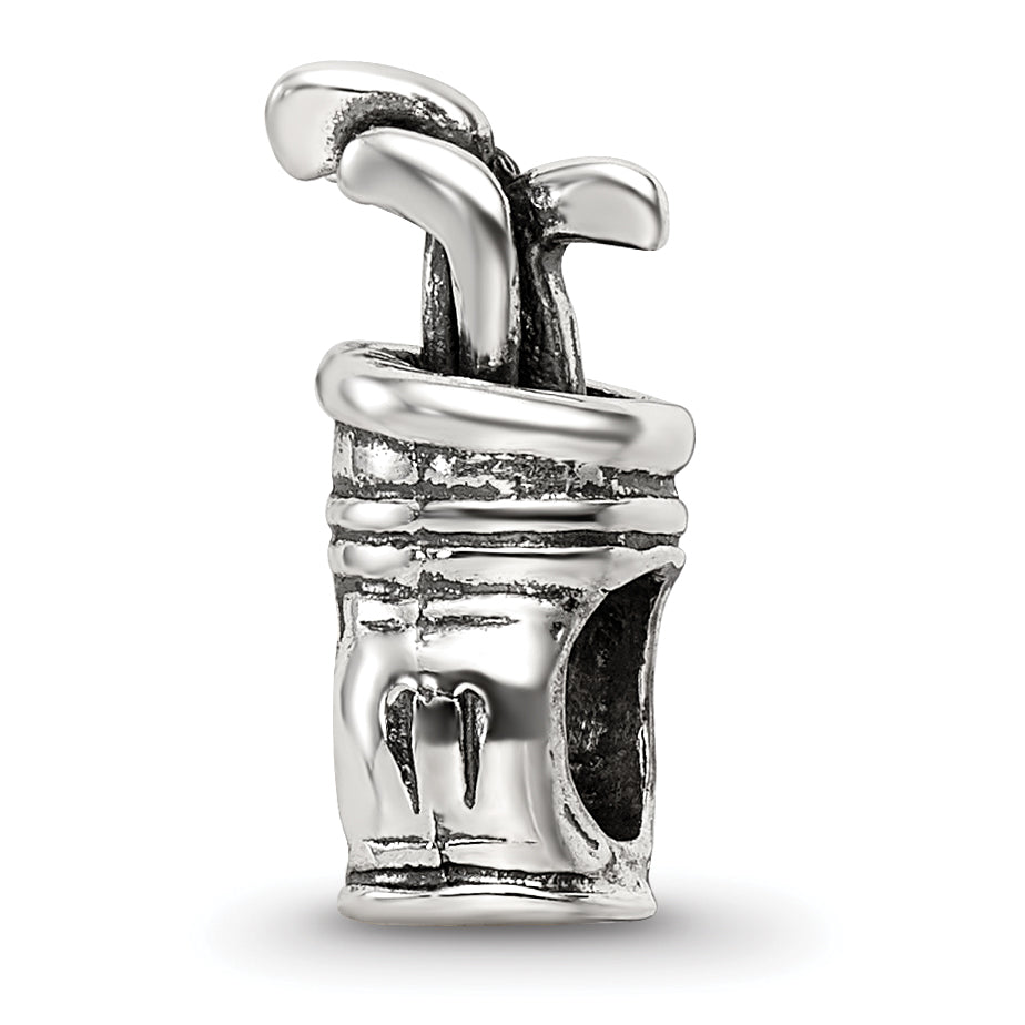 Sterling Silver Reflections Golf Bag Bead Main image