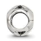 Sterling Silver 925 Antiqued Soccer Ball Bead Solid Cast for Charm Bracelets