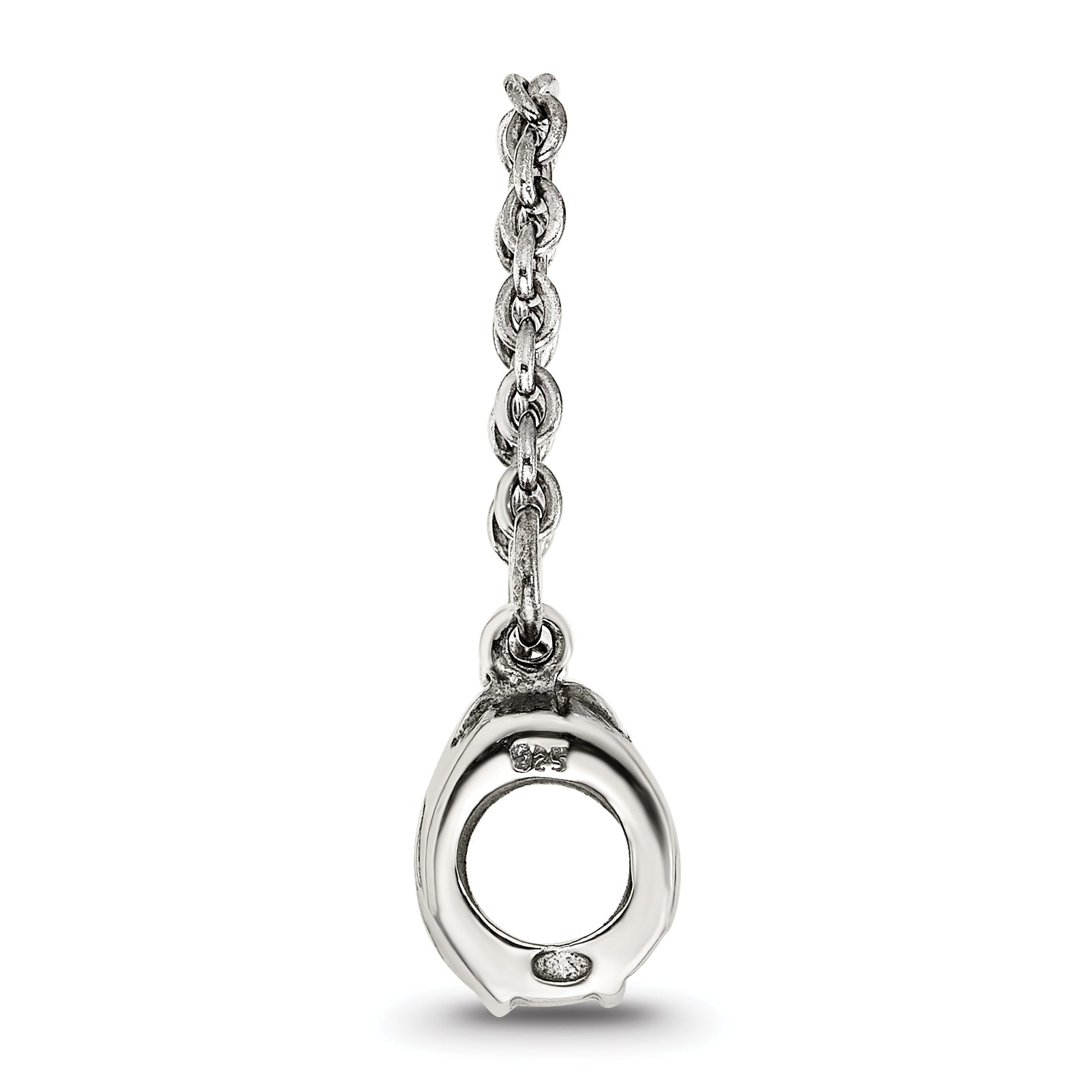 Sterling Silver 925 Handbag Themed Bead with Antiqued Finish
