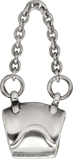 Sterling Silver 925 Handbag Themed Bead with Antiqued Finish