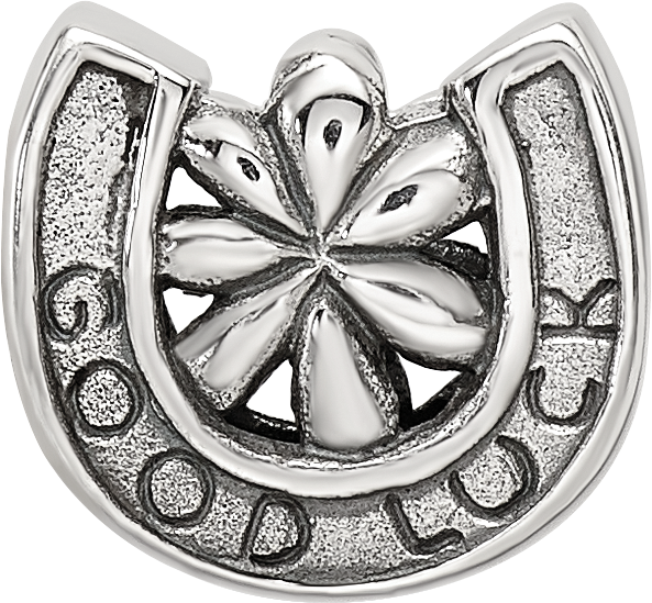 Sterling Silver Reflections Horseshoe Good Luck Bead