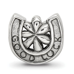 Sterling Silver Reflections Horseshoe Good Luck Bead