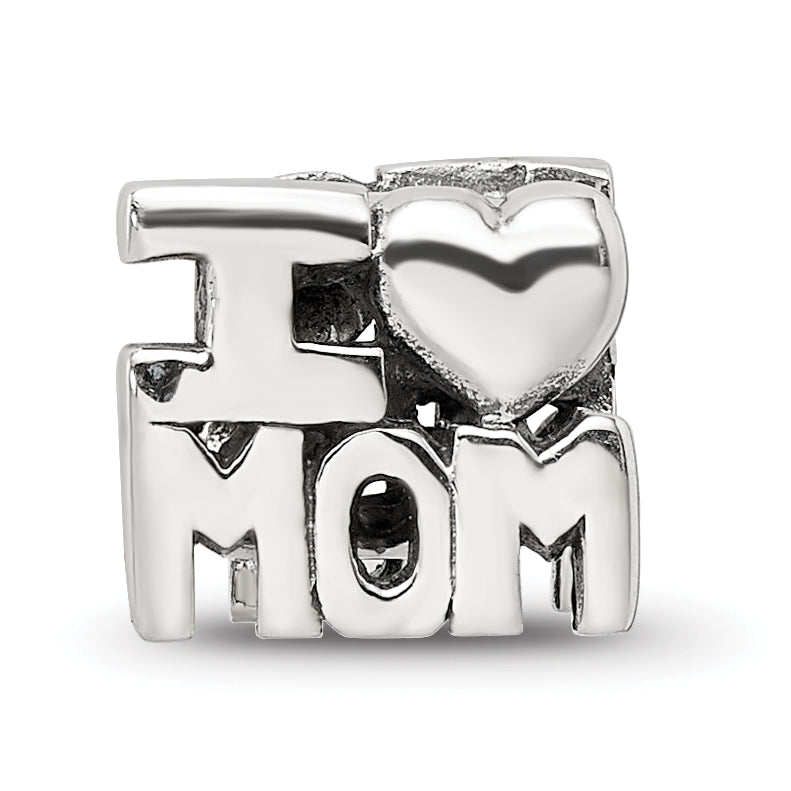 Sterling Silver Reflections I HEART MOM Bead