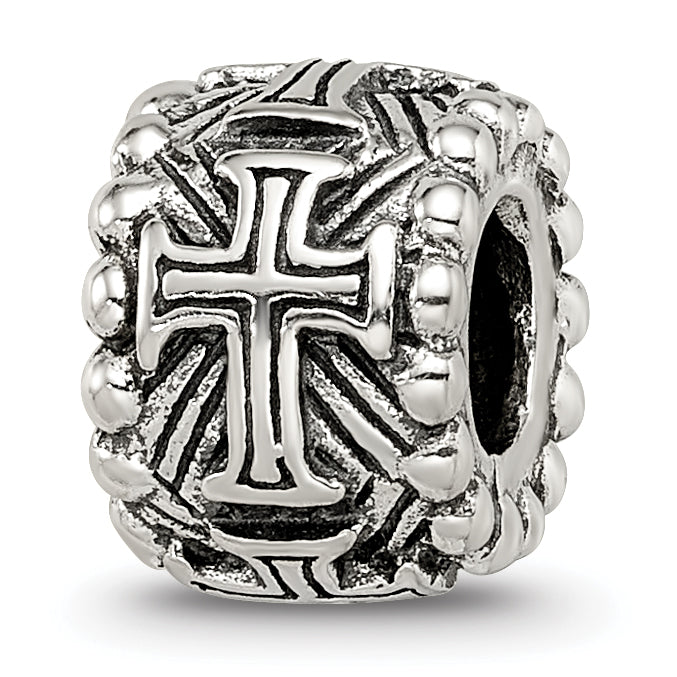 Sterling Silver Reflections Cross Spacer Bead