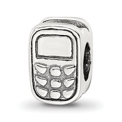 Sterling Silver Reflections Cell Phone Bead