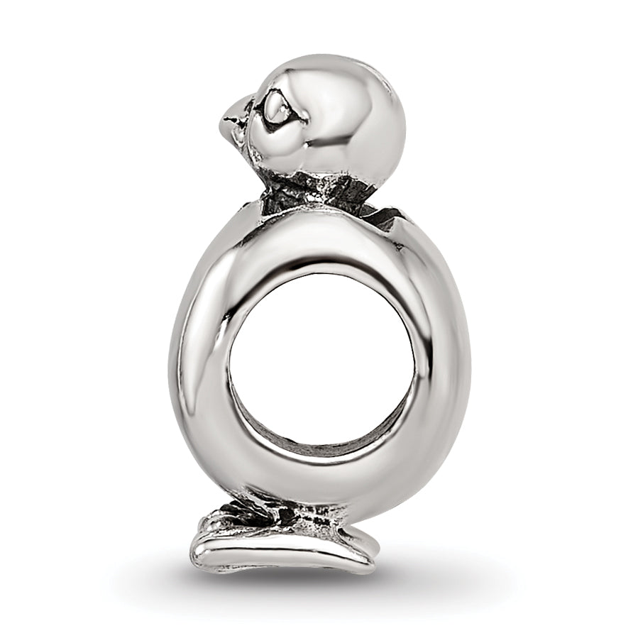 Sterling Silver Reflections Baby Bird in Egg Bead