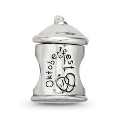 Sterling Silver Reflections Octoberfest Beer Stein Bead