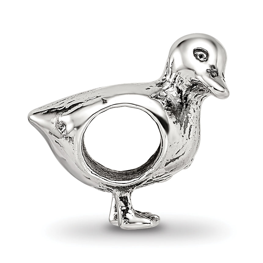 Sterling Silver Reflections Duck Bead