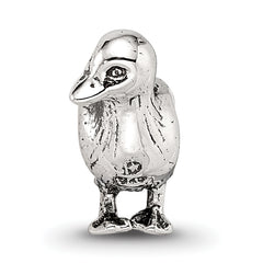 Sterling Silver Reflections Duck Bead