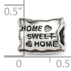 Sterling Silver Reflections Home Sweet Home Bead