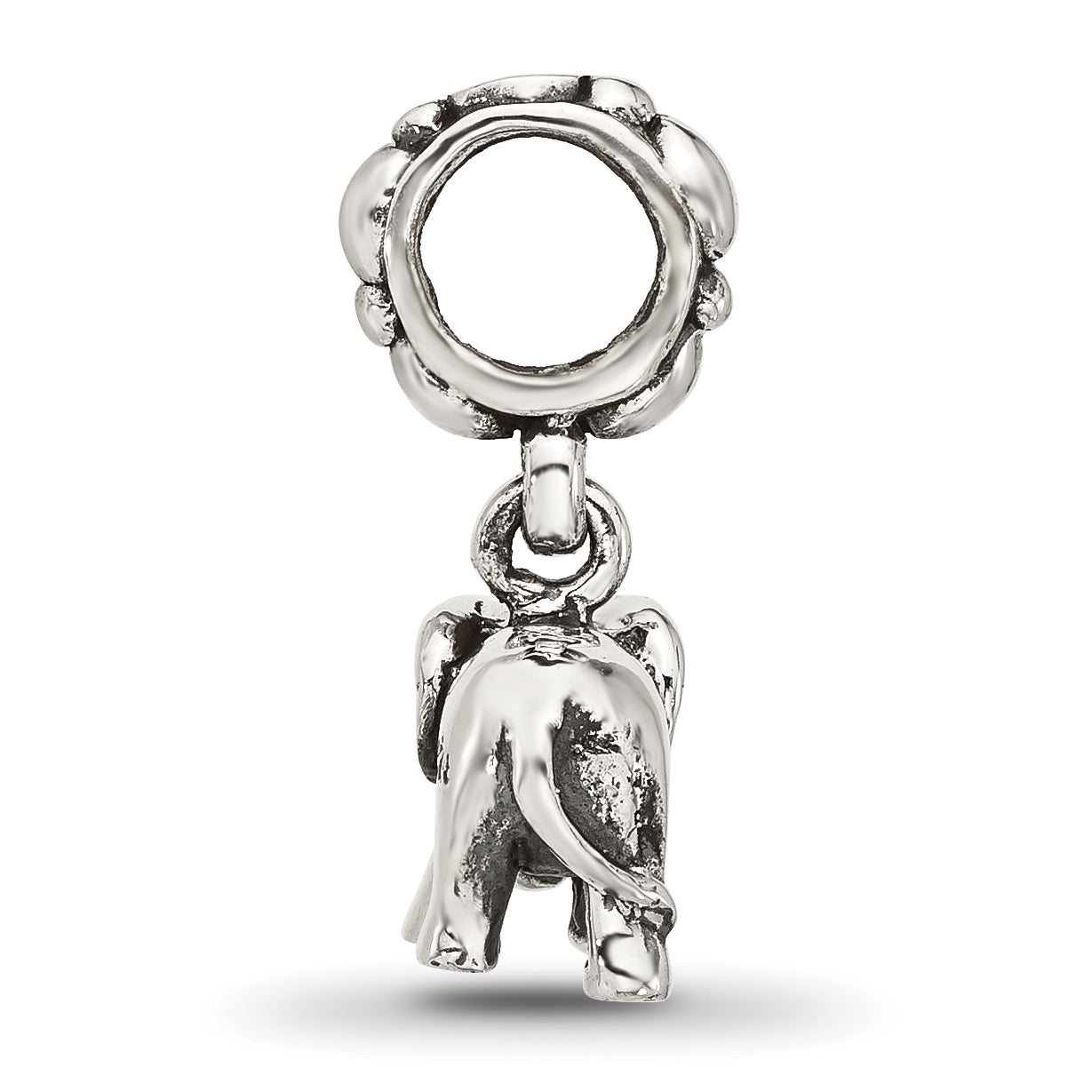 Sterling Silver Reflections Elephant Dangle Bead