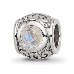 Sterling Silver Reflections Moonstone Bead