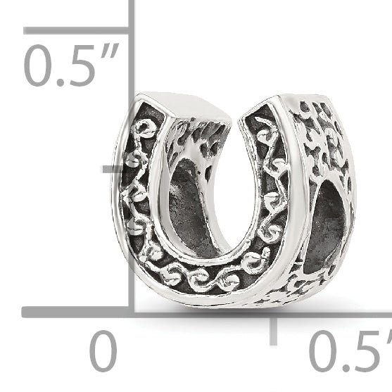 Sterling Silver Reflections Horseshoe Bead
