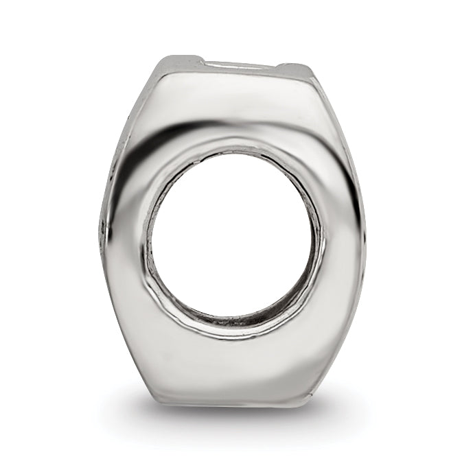 Sterling Silver 925 Cancer Zodiac Bead with Antiqued Finish Themed and Solid Secondary image