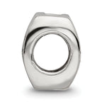 Sterling Silver 925 Cancer Zodiac Bead with Antiqued Finish Themed and Solid