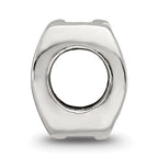 Sterling Silver 925 Virgo Zodiac Bead with Antiqued Finish Solid