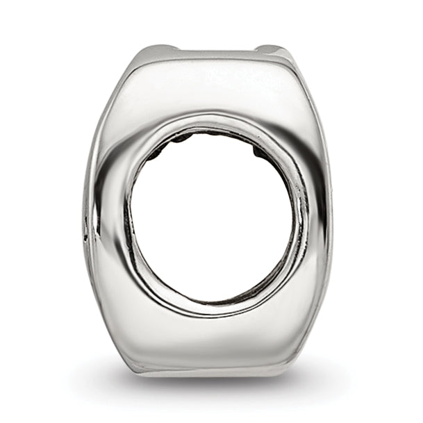 Sterling Silver 925 Pisces Zodiac Bead with Antiqued Finish Intricate and Versatile Design Secondary image