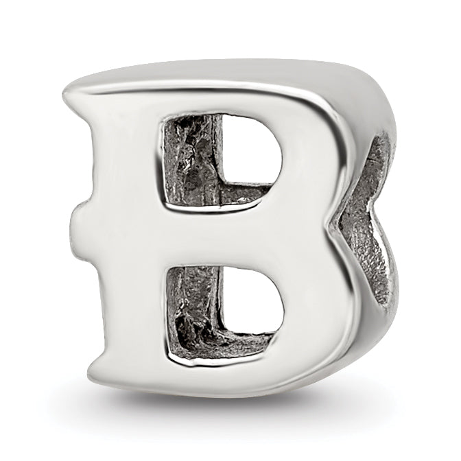 Sterling Silver Reflections Letter B Bead Main image
