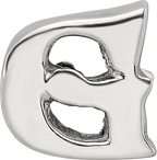 Sterling Silver 925 Polished Letter G Bead Solid Elegance by Sophia Jewelers