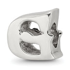 Sterling Silver Reflections Letter G Bead