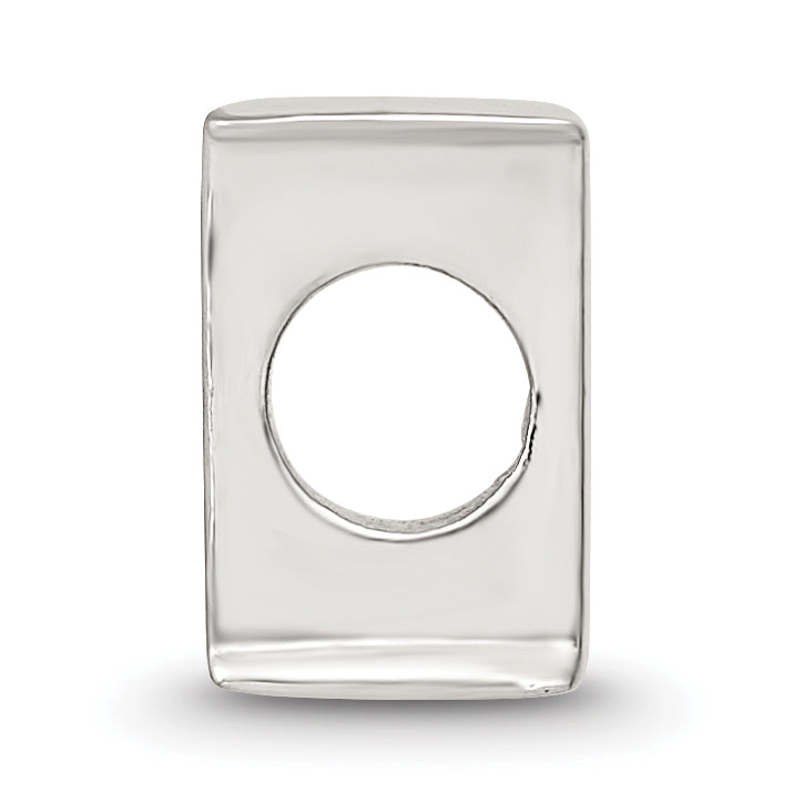 Sterling Silver 925 Reflections Letter I Bead with Polished Finish Secondary image