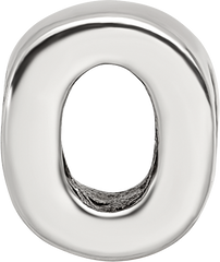 Sterling Silver Reflections Letter O Bead