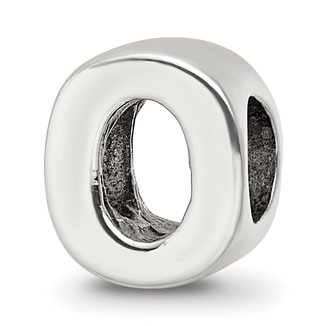 Sterling Silver Reflections Letter O Bead Main image