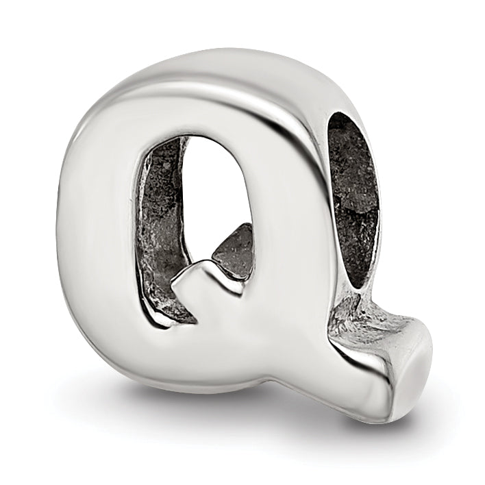 Sterling Silver Reflections Letter Q Bead