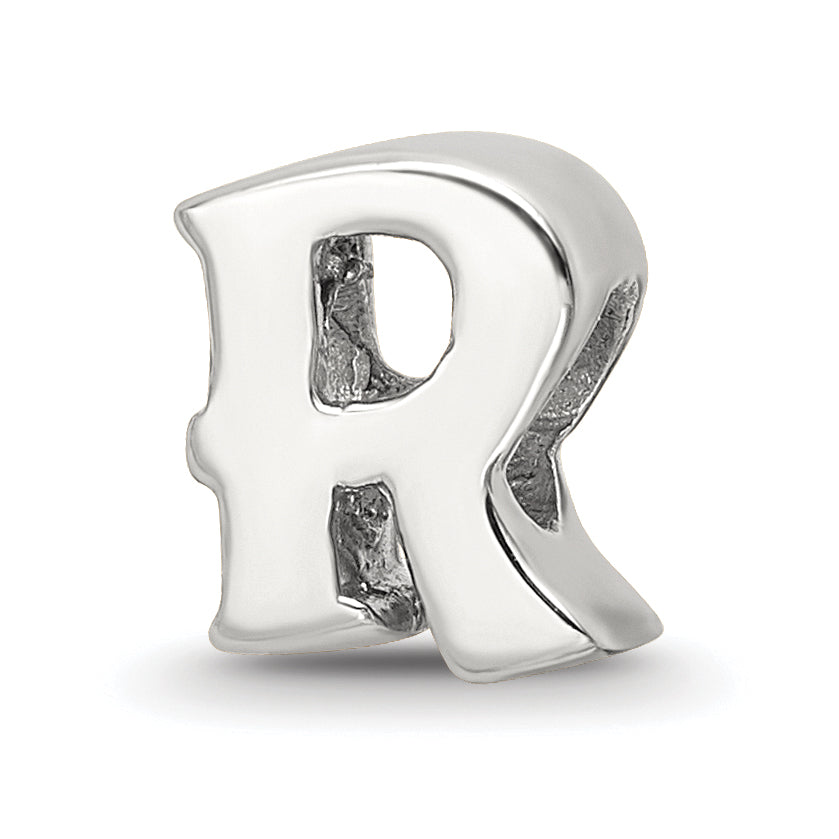 Sterling Silver Reflections Letter R Bead Main image