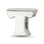 Sterling Silver Reflections Letter T Bead