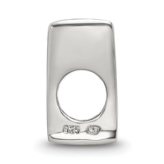 Sterling Silver Reflections Letter W Bead