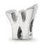 Sterling Silver Reflections Letter W Bead