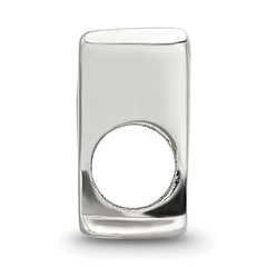 925 Sterling Silver Letter Y Bead with Polished Finish  Elegant and Solid Design